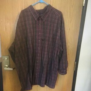 Plaid Button-Up Shirt